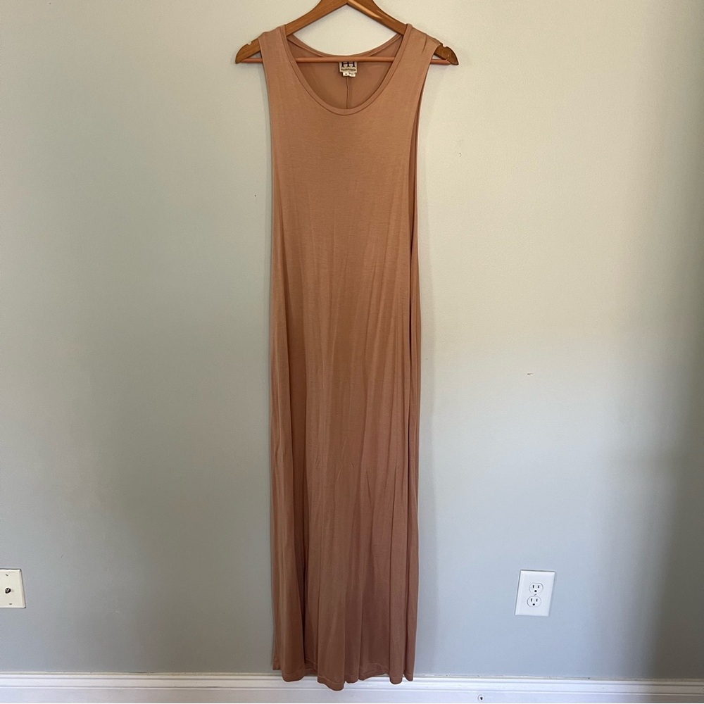 Haute Hippie Tan Slim Muscle Tank Dress • Medium